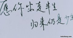 归来仍是少年的上一句是什么 愿你不负韶华,归来仍是少年歌曲