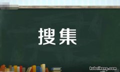 搜集和收集的区别是什么 搜集和收集的区别是什么