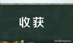 收获的意思是什么 收获的意思是什么解释