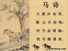 李贺的《马诗》原文是什么 房兵曹胡马前四句写马的什么