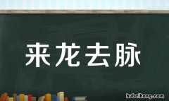 来龙去脉怎么造句 来龙去脉指什么