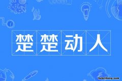 楚楚动人是什么意思 楚楚动人是什么意思解释