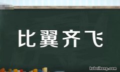 比翼齐飞怎么造句 比翼齐飞怎么造句子