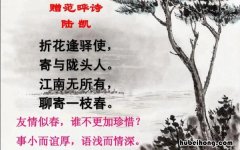 江南无所有,聊赠一枝春的意思是什么 江南无所有,聊赠一枝香