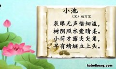 泉眼无声惜细流下一句是什么 泉眼无声惜细流的意思是什么