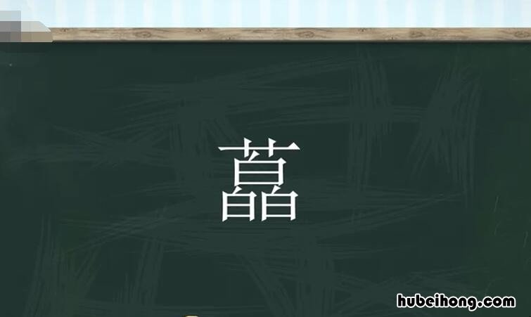 草字头三个白是什么字 蒟蒻的读音
