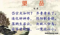 荡胸生层云决眦入归鸟是什么意思 荡胸生层云决眦入归鸟所展现的画面