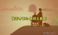 谁言寸草心报得三春晖是什么修辞手法 谁言寸草心报得三春晖是比喻句吗