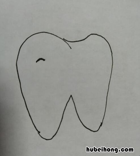 牙齿简笔画怎么画 牙齿简笔画大全可爱