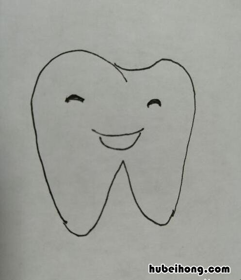牙齿简笔画怎么画 牙齿简笔画大全可爱