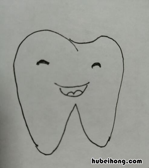 牙齿简笔画怎么画 牙齿简笔画大全可爱
