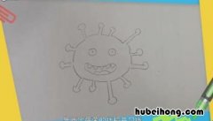 病菌简笔画怎么画 病菌的简笔画怎么画