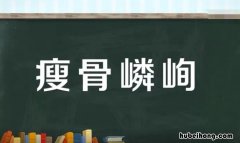 瘦骨嶙峋怎么造句 瘦骨嶙峋形容什么