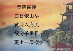 白日依山尽的意思是什么 白日依山尽的意思是什么词语呢一年级