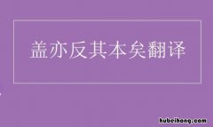 盖亦反其本矣的意思是什么 盖亦反其本矣今王发政施仁翻译