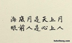 眼前人是心上人前一句是什么 浪漫的表白情话句子