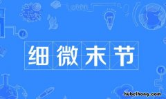 细微末节怎么造句 细节末梢的意思