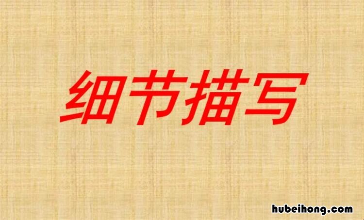 细节描写的句子有哪些 细节描写的句子摘抄大全初中