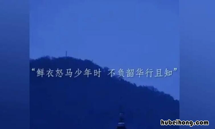 鲜衣怒马少年时下一句是什么 鲜衣怒马少年时是什么书