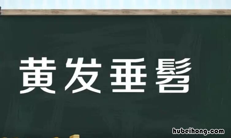 黄发垂髫的黄发指的是什么 黄发垂髫黄发指什么垂髫指什么