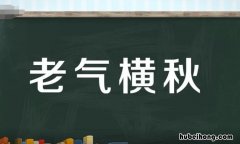 老气横秋怎么造句 老气横秋是贬义词还是褒义词