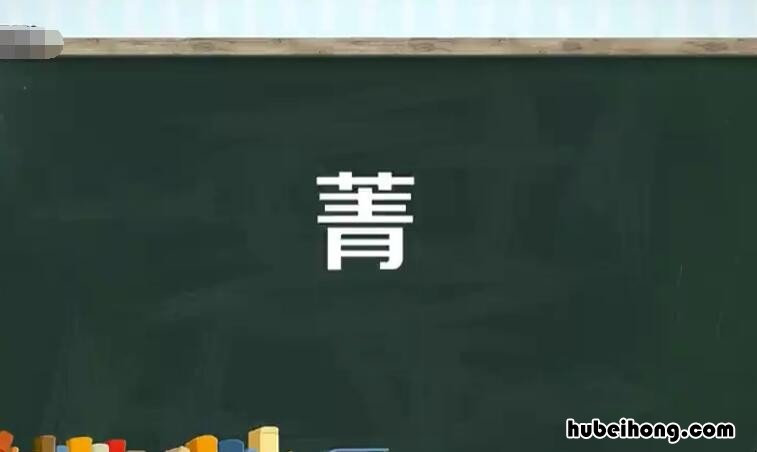 草字头加青是什么字 草字头加青怎么读音