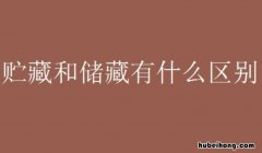 贮藏和储藏有什么区别 储藏和贮藏的区别是什么
