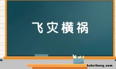 飞灾横祸是什么意思 飞来横祸打一动物